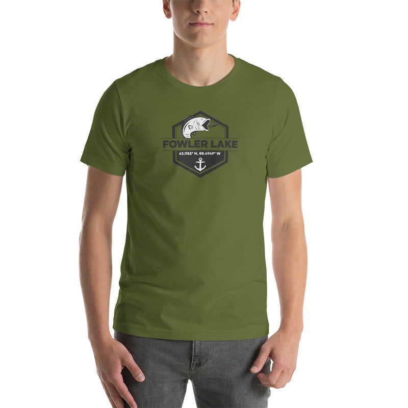 Fowler Lake Bass | Short-Sleeve Unisex T-Shirt | 4 Colors