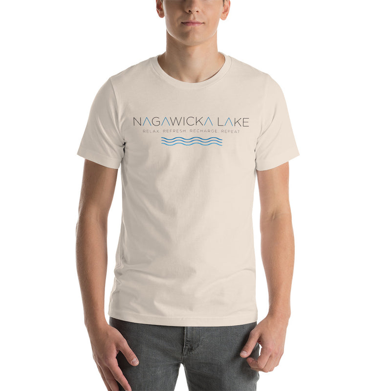 Nagawicka Lake Relax | Short-Sleeve Unisex T-Shirt | 7 Colors