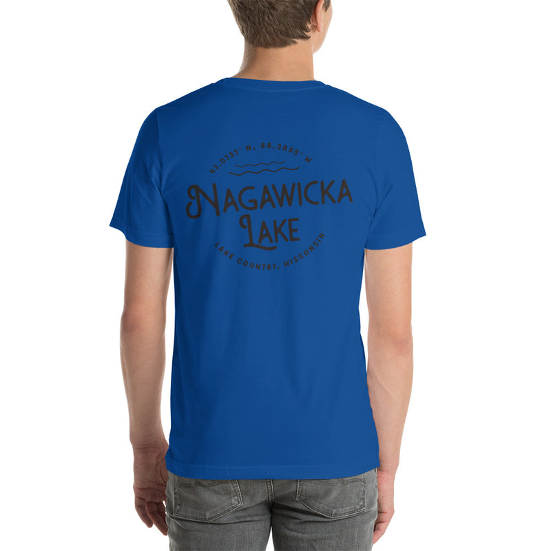 Nagawicka Lake Circle | Short-Sleeve Unisex T-Shirt | 10 Colors