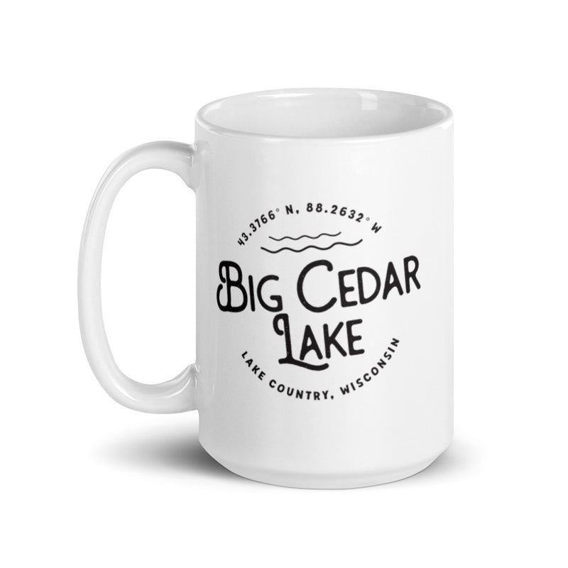 Big Cedar Lake Circle Coffee Cup