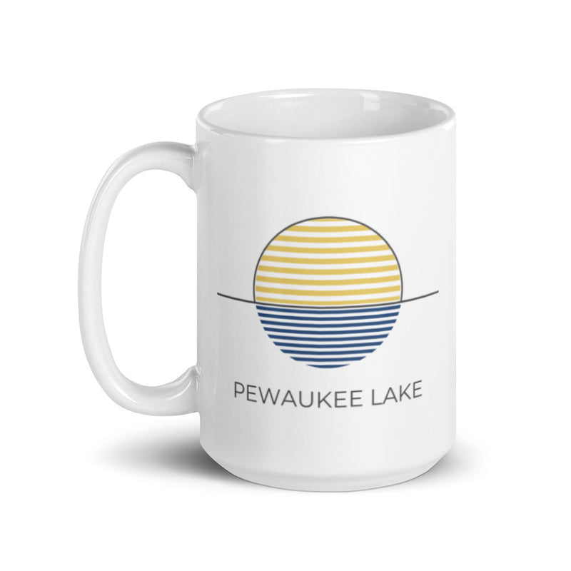 Pewaukee Lake Sun Coffee Cup