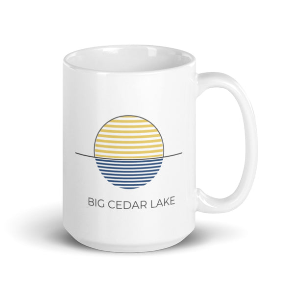 Big Cedar Lake Sun Coffee Cup