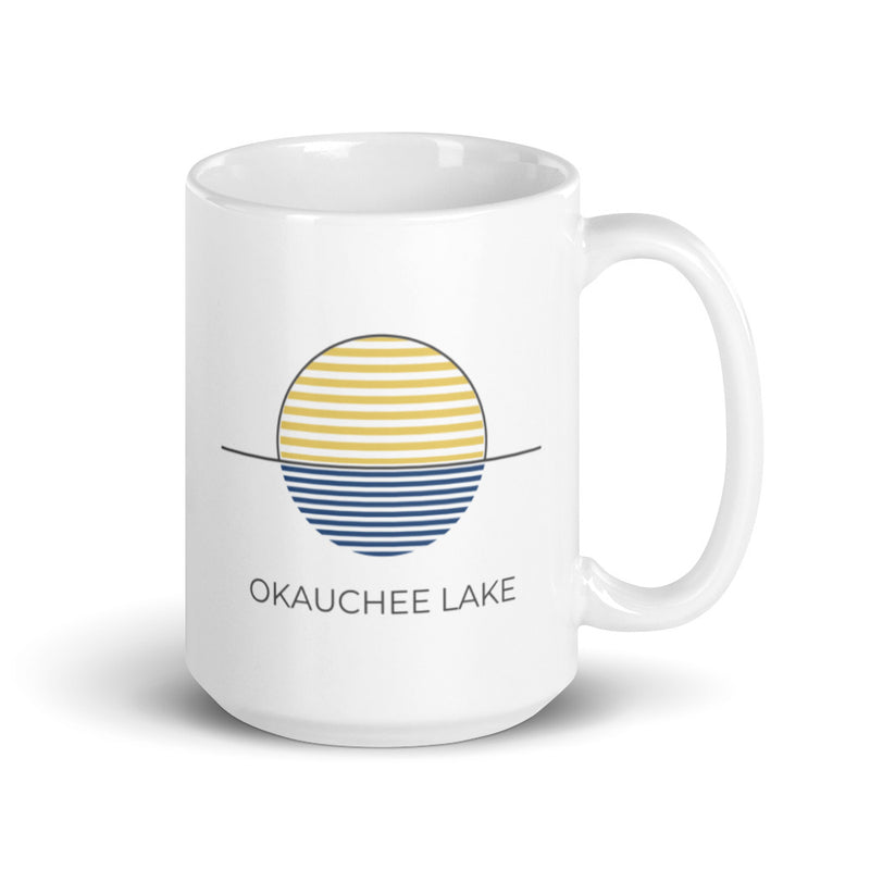 Okauchee Lake Sun Coffee Cup