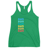 Sun Sun Sun | Women's Racerback Tank | 4 Colors
