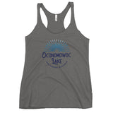 Oconomowoc Lake Sunburst | Women's Racerback Tank | 9 Colors