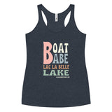 Boat Babe Lac La Belle | Women's Racerback Tank |  9 Colors