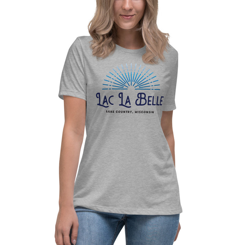 Lac La Belle Sunburst | Women's Relaxed T-Shirt | 6 Colors