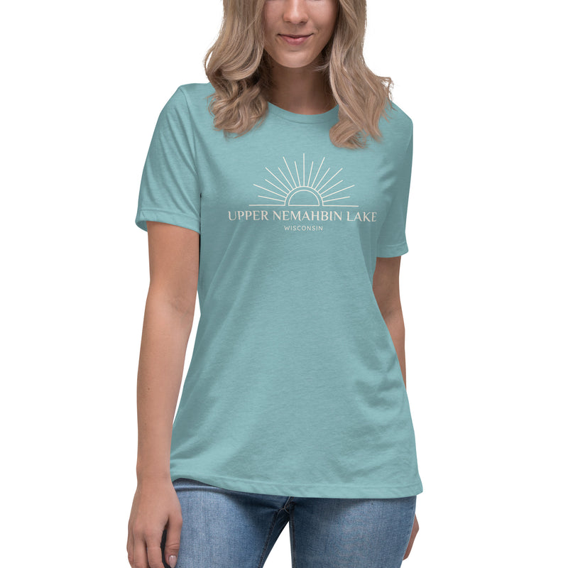 Upper Nemahbin Lake Sun | Women's Relaxed T-Shirt | 4 Colors